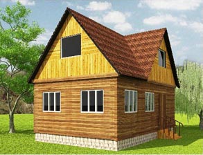 Дома из бруса 150х150